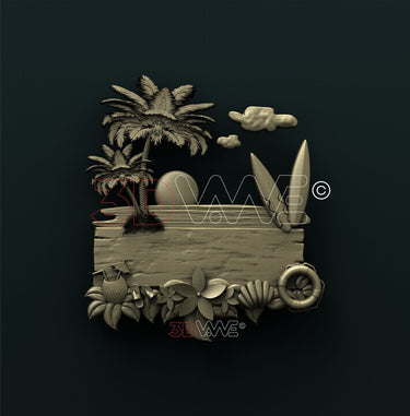 BEACH 3D STL 3DWave